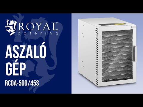 Videó - Aszaló gép - 800 W - 12 szint