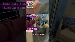 Balcony Bliss & TV on Our Cruise! #ambassadorambition #ambassadorcruise #cruisevlog