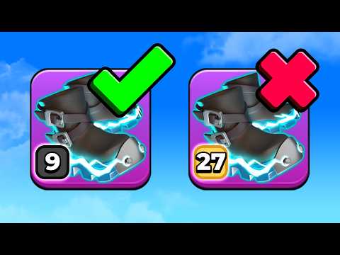 Minimum Levels for EVERY EQUIPMENT in Clash of Clans!