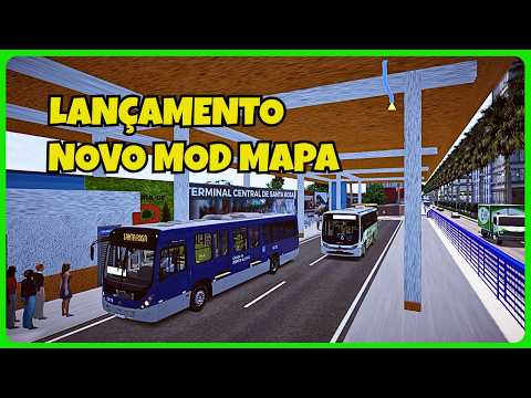 🟢Proton Bus Simulator | Novo Mod Mapa Santa Rosa | Novas Linhas | Linha S405 | PBS