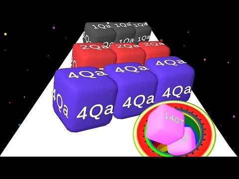 2048 Hole : Drop The Cube game ⭐ Merge Simulator Battles ( PART - 02 )