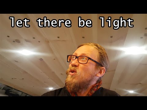 fitting the ceiling lights (and a few other bits) - episode 14 - beginner builds nerdy campervan