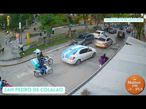 CARAVANA EN SAN PEDRO DE COLALAO-ARGENTINA PASO A LA SEMIFINAL DEL MUNDIAL DE FUTBOL 2026.