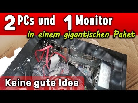 2 PCs und 1 Monitor in 1 gigantischen Paket ❓ keine gute Idee 😕