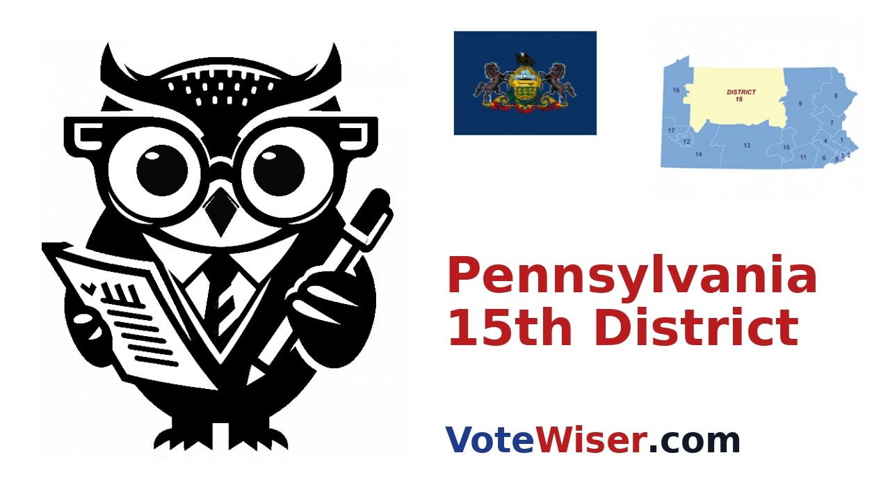 Video: VoteWiser profiles PA-15: Thompson seeks 10th term against Bilger