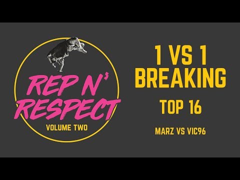 Rep N' Respect: Volume 2 • 1VS1 BREAKING TOP 16 • Marz vs Vic96
