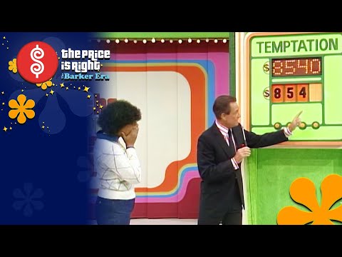 TPIR Contestant Goes for the Car While Playing Temptation - The Price Is Right 1985