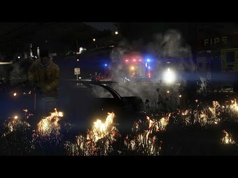 LSPDFR - Day 895 - Fiery Crash
