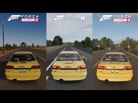 Forza Horizon 3 vs Forza Motorsport 7 vs Forza Horizon 4 - 1996 HSV GTSR Sound Comparison