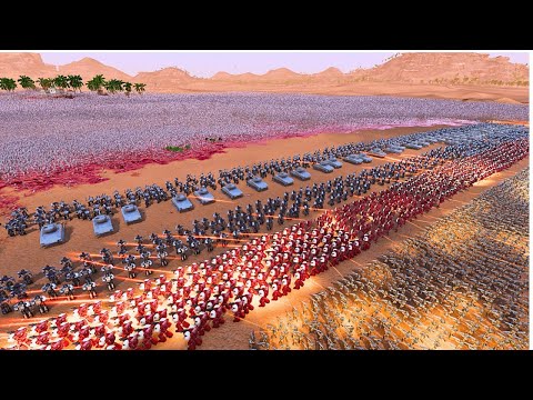 1.000 Emperor Space Marines & Black Templars VS 2,500,000 Dark Zombies !! - Warhammer 40K | UEBS 2