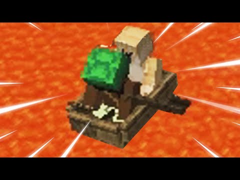 Minecraft 100 players but lava is rising....