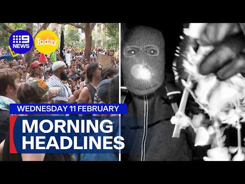Protests outside Police HQ; Video released in disappearance of TV host’s mum | 9 News Australia