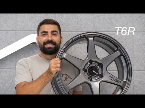 The Enkei T6R Tuning Series Six Spoke Wheel