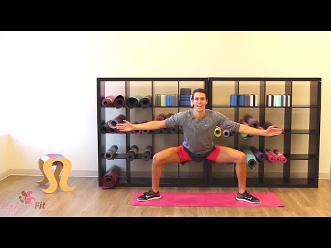 10 Min Thigh Workout w/ Beauty and The Fit - HASfit Leg Workouts - Legs Exercise