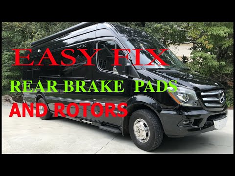Remove/install rear axle brake disk,Model 906,900.Sprinter