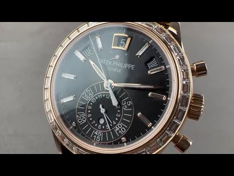 Patek Philippe Complications 5961R-010 – Rose Gold Annual Calendar Chronograph with Diamond Bezel