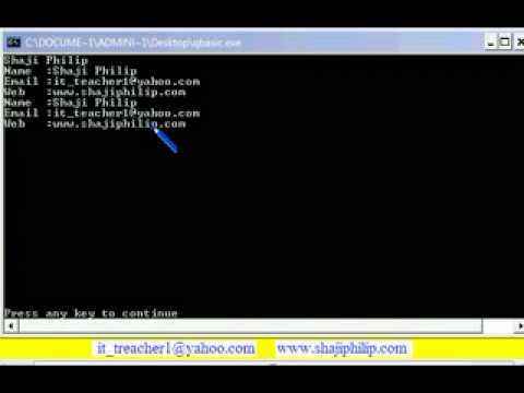 Qbasic Program 1 Print String
