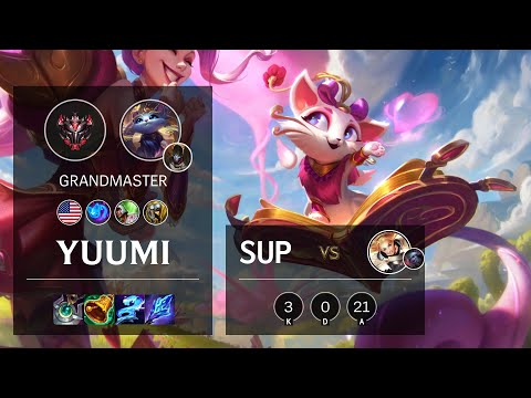 Yuumi Support vs Lux - NA Grandmaster Patch 11.2