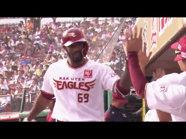 【2回裏】相性抜群!! イーグルス・ブラッシュ 打った瞬間確信の先制ソロホームラン!! 2019/9/1 E-F