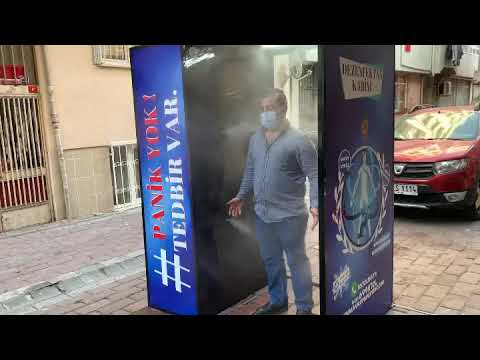İnsan Dezenfeksiyon Kabini Uygulama Videosu referans video görseli