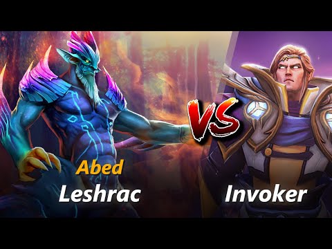 Abed mid Leshrac vs Invoker | First 10 minutes