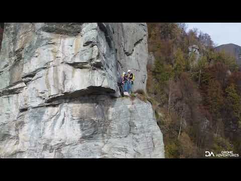 Torre delle Giavine o di Boccioleto (m.1050) ripresa dal drone- Valsesia - Alps Italy