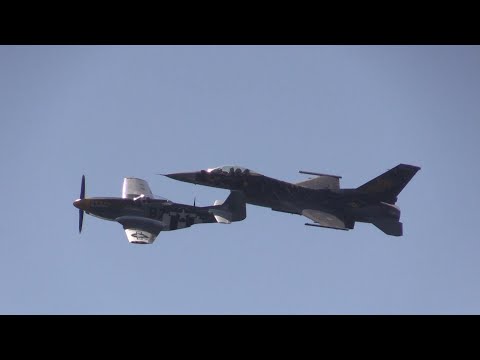 USAF Heritage Flight - 2023 Canadian International Air Show