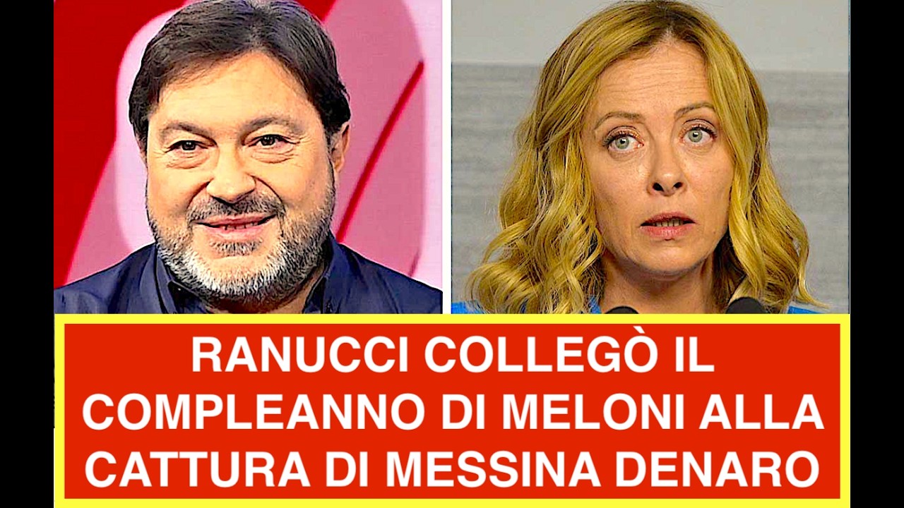 RANUCCI COLLEGÒ IL COMPLEANNO DI MELONI ALLA CATTURA DI MESSINA DENARO