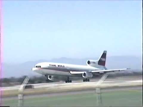 TWA L-1011's at LAX - 6/23/1990 - Takeoff and Landing
