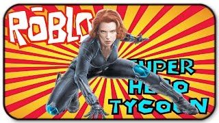 Roblox Super Hero Tycoon - Watch Out This Black Widow Has Bite ( Black Widow Gameplay)