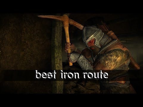 BEST Iron Mining Route - 143 Iron in 20 Minutes Skyrim AE 2024