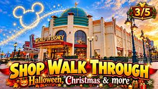 WORLD OF DISNEY 3/5 - SHOP WALK THROUGH Disneyland Paris - DisneyOpa