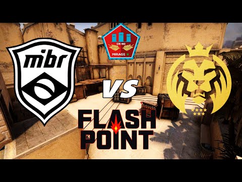 MIBR vs MAD LIONS Melhores Momentos (MD3) Map1 Mirage GRANDE FINAL FlashPoint 1