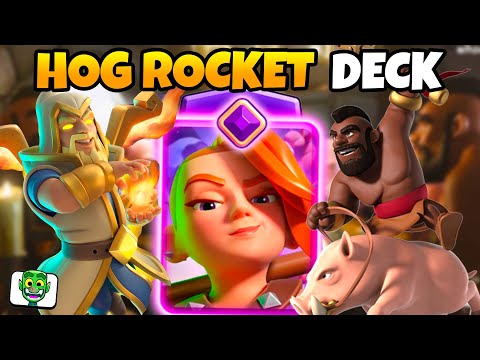 This Evo Valk Hero Wizard Hog Rocket Cycle Deck is INSANE...