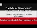 Heil dir im Siegerkranz - National Anthem of German Empire - With Lyrics