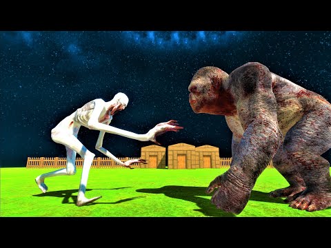 SCP-096 vs boss factions Animal revolt battle simulator