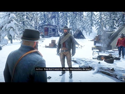 The Threaten Option was so Good, that even Del Lobo Gang got Scared of Arthur - RDR2