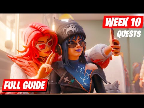 Fortnite Complete Week 10 Quests - How to EASILY Complete Week 10 Challenges in Chapter 5 Season 1