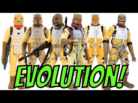 Evolution of BOSSK Action Figures 1980 to 2015!