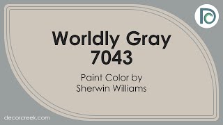 Worldly Gray SW 7043 by Sherwin Williams