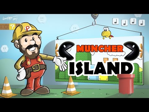 Tight jumping action!! Mario Maker | Muncher Island