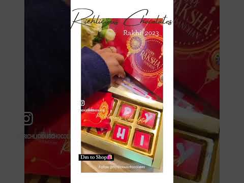 Rakhi Chocolate Hampers| Rakhi Hampers| Rakhi Chocolates | Rakhi Gifts| @richliciouschocolates
