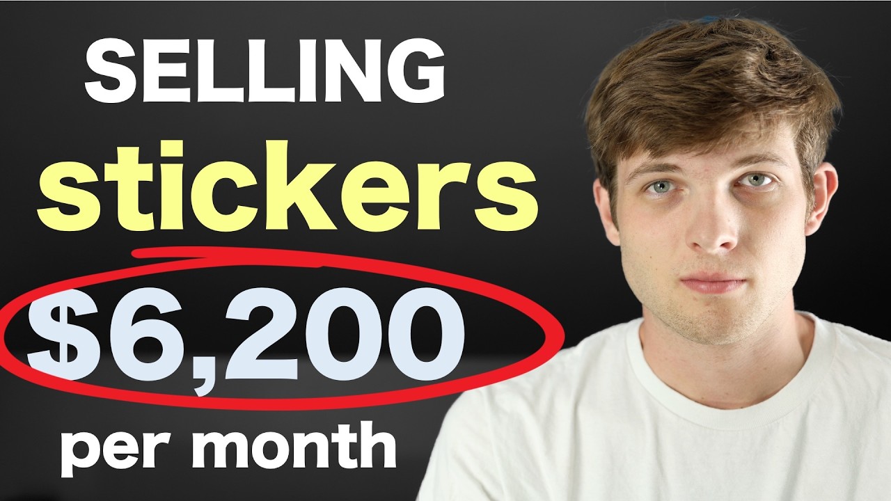 How I Made $6,200 Per Month Selling Stickers Online