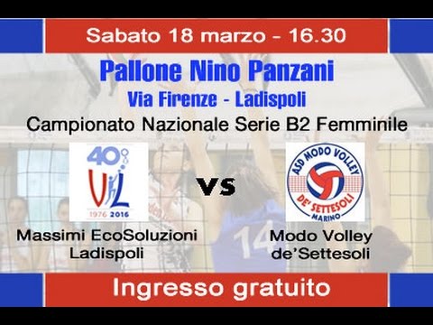 Serie B2 Nazionale: 18 marzo 2017 ore 16.30