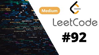 YouTube video '[Java] Leetcode 92. Reverse Linked List II [LinkedList Reversal #2]'