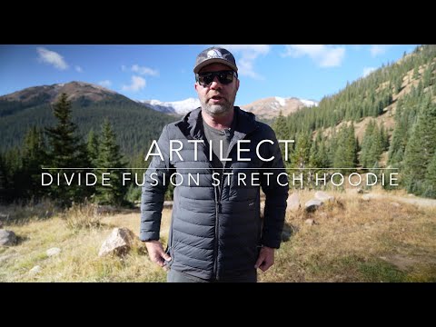 Artilect Divide Fusion Stretch Hoodie - Gold Infused Waterproof Down