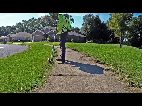 Oregon 120V Edger VS. Overgrown Sidewalk