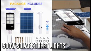 500W Solar Street Lights Upgrade