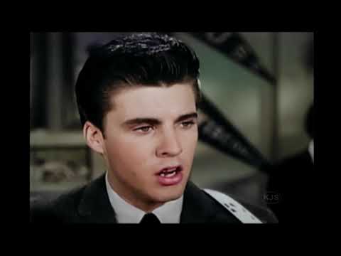 Ricky Nelson - Lonesome Town (Colorized)