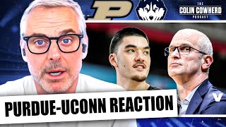 UConn-Purdue Reaction: Huskies win 2nd straight NCAA Tournament, Zach Edey dominant | Colin Cowherd